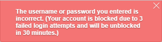 Blocked user