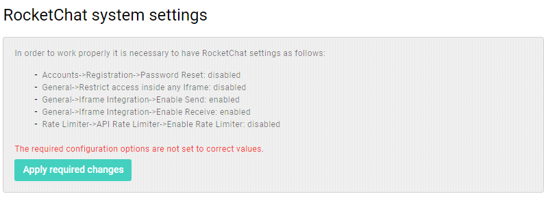 Chat settings 2