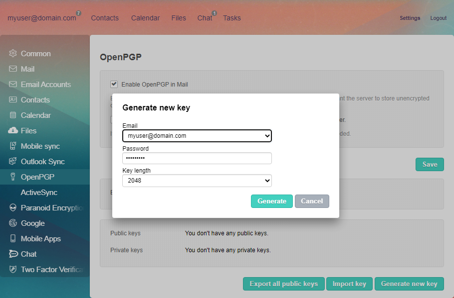 OpenPGP Keys