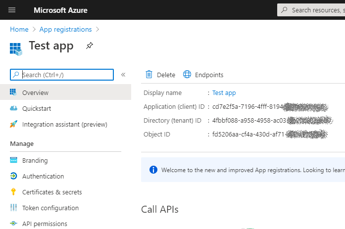 OAuth  for Office 365 Accounts (installed applications)